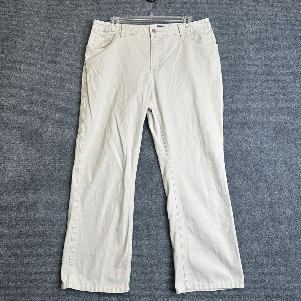 Gap Pants Womens 14 Brown Bootcut Relaxed Fit Casual‎ Minimal Comftorable Y2K